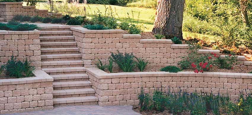 Retaining Wall for Patio