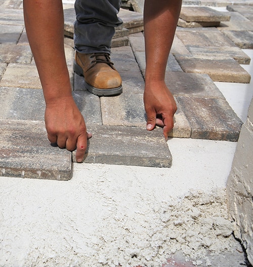 Thin Pavers Over Concrete