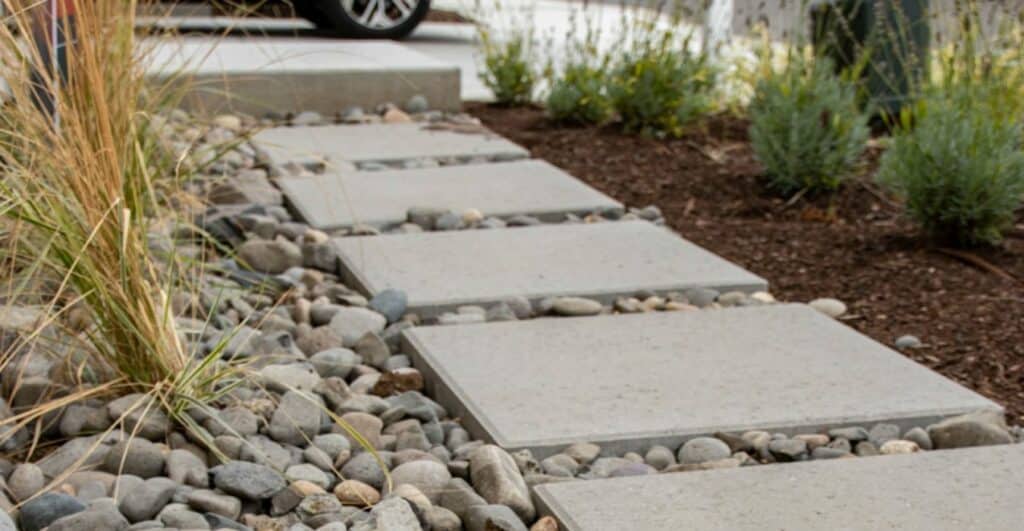The Beauty of a Square Paver Walkway