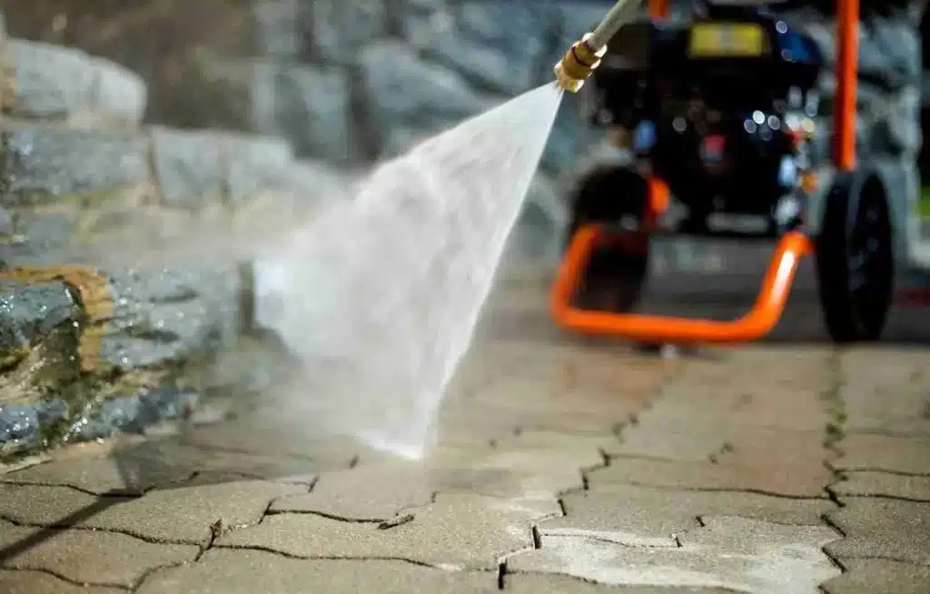 tips for pressure washing pavers